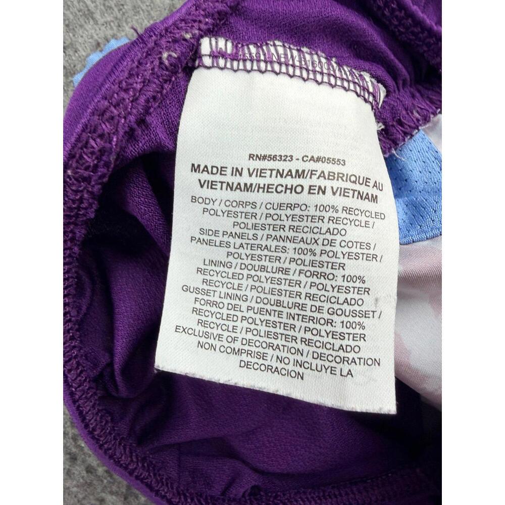 Nike Women's S Small Dri-FIT Tempo Running Shorts Purple Blue Print Lined‎ - Picture 5 of 10